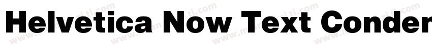 Helvetica Now Text Condensed字体转换